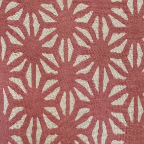 PINK CHICKEN Steph Dress Girls 7 Pink White Geometric Floral Long Sleeve Pockets - Picture 4 of 5